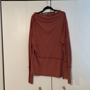 Burnt orange, tunic, We The Free Sweater- Large